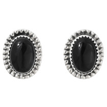 Sterling Silver Black Onyx Earrings 42388