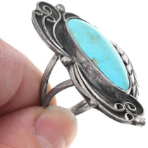 Vintage Native American Turquoise Ring 42497