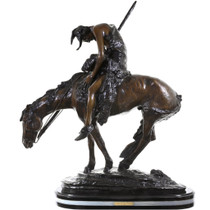 Large "End of the Trail" Bronze Sculpture 42543