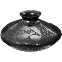 Mata Ortiz Blackware Pottery 32682