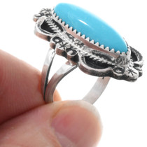 Native American Turquoise Pointer Ring 42285