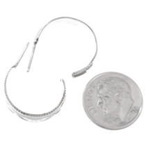Sterling Silver Hoop Earrings 43023