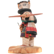 Vintage Kachina Doll Kokopelli Hunter 43080