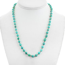 Natural Turquoise Bead Necklace 43098