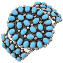 Native American Turquoise Cluster Bracelet 43137