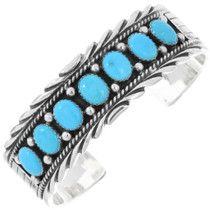 Navajo Sleeping Beauty Turquoise Bracelet 43145