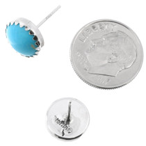 Sterling Silver Turquoise Native American Earrings 43268