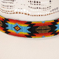 Pendleton Rug Pattern Beaded Cowboy Hat Band 43300