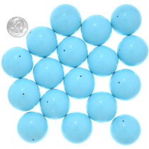 Large 25mm Turquoise Beads 37645