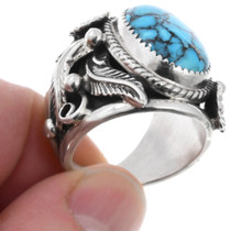 Native American Turquoise Mens Ring 43339