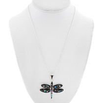 Space Dragonfly Micro Inlay Pendant 43539