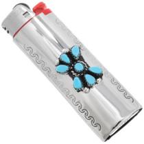 Turquoise Silver Lighter Case 27612