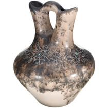 Horsehair Wedding Vase Authentic Acoma Pottery 43645