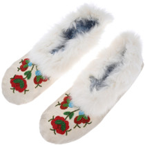 Authentic Rosebud Sioux Beaded Moccasins 43652