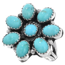 Sleeping Beauty Turquoise Cluster Ring 43656