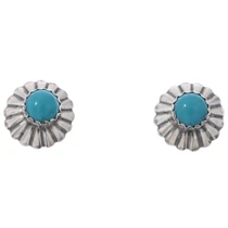 Sterling Silver Turquoise Post Earrings 43304