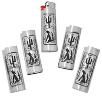 Silver Metal Bic Lighter Case Sounds like BS – Double P Western
