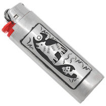 Navajo Howling Wolf Lighter Case 43810