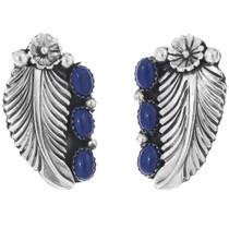 Sterling Silver Lapis Earrings 43900