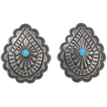 Old Pawn Sterling Silver Earrings 43964