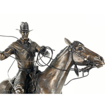 Collectible Western Cowboy Bronze Sculpture 44063