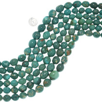 Vibrant Graduated Nuggets Turquoise Beads 37861