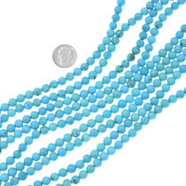 Round Turquoise Beads 6mm High Grade Sky Blue 37911