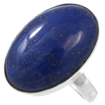 Sterling Silver Lapis Ring 44528