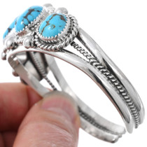 Navajo Ithaca Peak Turquoise Bracelet 44575