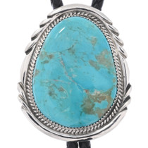 Sterling Silver Turquoise Bolo Tie 44649