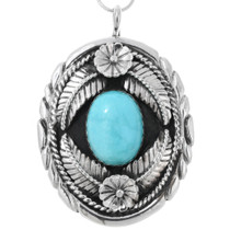 Genuine Sleeping Beauty Turquoise Pendant 44736