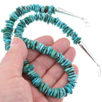 Turquoise Heishi Disc Bead Native American Necklace 44757