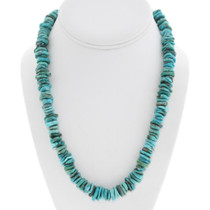 Santo Domingo Style Beaded Turquoise Necklace 44757