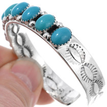 Classic Navajo Turquoise Bracelet 44878