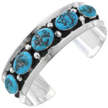 Sterling Silver Natural Turquoise Bracelet 44879
