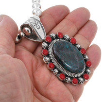 Real Bisbee Turquoise Pendant 44887