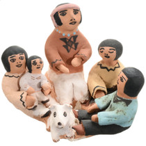 Vintage Acoma Storyteller Pottery Velma Chino 44893