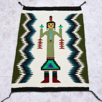 Vintage Yei Bi Chei Navajo Rug 44957