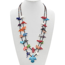 Carved Animal Fetish Necklace 45048