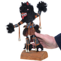 High Quality Black Bear Kachina Doll Navajo Made 46029
