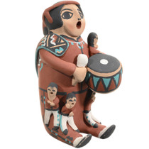 Singing Storyteller Vintage Jemez Pottery Figure 46061
