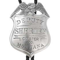 Sheriff Badge Bolo Tie 46107