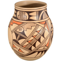 Hopi Polychrome Pottery Hand Painted Hopi Geometric Designs 46209