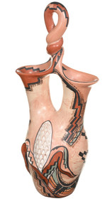Artistic Navajo Wedding Vase Pottery 46348