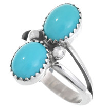 Sterling Silver Native American Turquoise Ring 46486