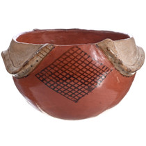 Vintage 1940s Maricopa Redware Pottery Bowl 47761