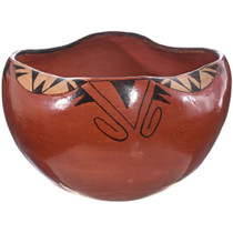 Vintage Maricopa Redware Pottery Bowl 47762