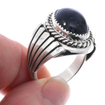 Navajo Sterling Silver Star Sapphire Ring  48206