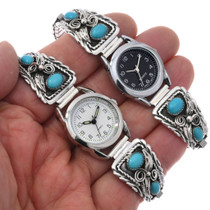 Sterling Silver Turquoise Ladies Watch 48242