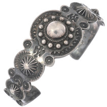 Old Pawn Native American Sterling Silver Bracelet 48282